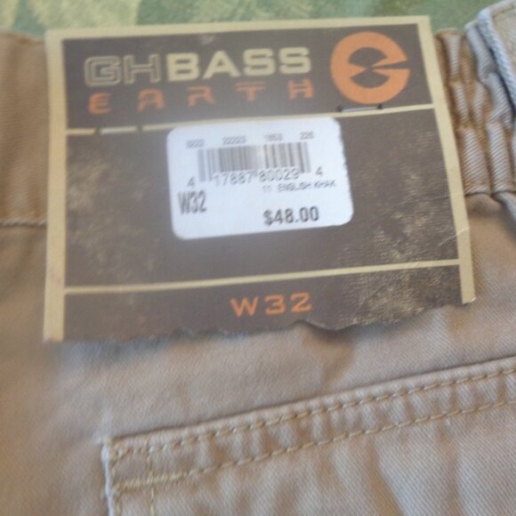 MEN'S GHBASS EARTH TAN SHORT SZ. W32 - Picture 4 of 4